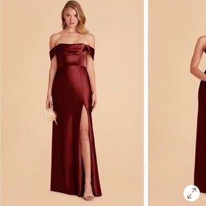 Birdy Grey Mia Convertible Dress - Satin Cabernet